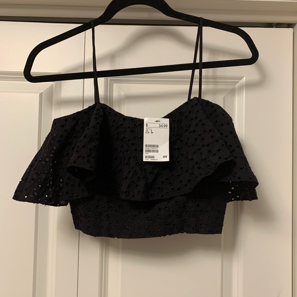 Ruffled Crop Top H&M (New with Tags) - Picture 2 of 5